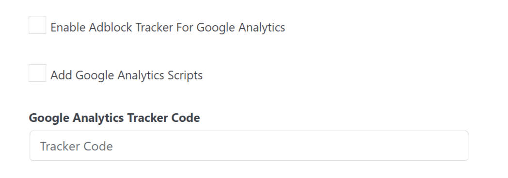 Adblock Google Analytics Tracker